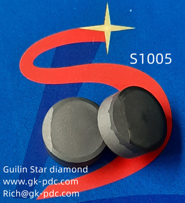 S1005 PDC Diamond Cutters polycristallin pour l'ODM d'OEM de peu de perceuse d'ancre de 25mm 26mm