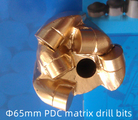 Utilisation de mine de charbon du diamètre 65mm de peu de perceuse du corps PDC de Matrix du certificat ISO9001