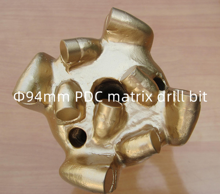 peu de perceuse du corps PDC de 94mm Matrix pour Pourer dur les roches abrasives cassées