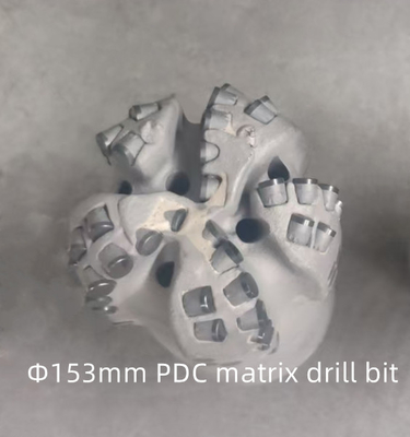 peu de perceuse de roche de 153mm PDC, certificat polycristallin d'OIN de Diamond Compact Bits