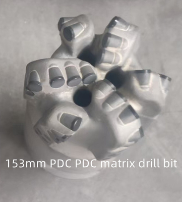 peu de perceuse de roche de 153mm PDC, certificat polycristallin d'OIN de Diamond Compact Bits