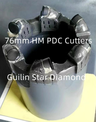 certificat du peu de perceuse de noyau de 76mm PDC ISO9001 pour l'exploration géologique