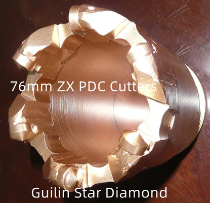 certificat du peu de perceuse de noyau de 76mm PDC ISO9001 pour l'exploration géologique