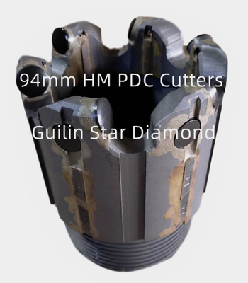 Diamètre du peu de perceuse de noyau d'OEM PDC 96mm pour l'exploration de ressource