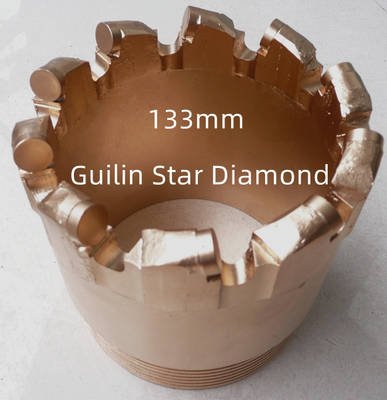 Diamètre durable du peu de perceuse de noyau de PDC 133mm pour l'eau de surface Pourant bien
