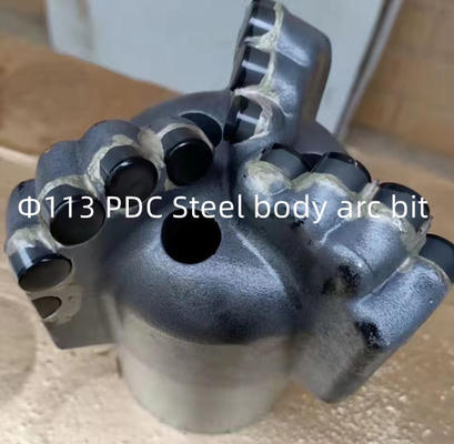 Diamètre concave du peu de perceuse d'angle d'arc 113mm pour la mine de charbon et le Pourage